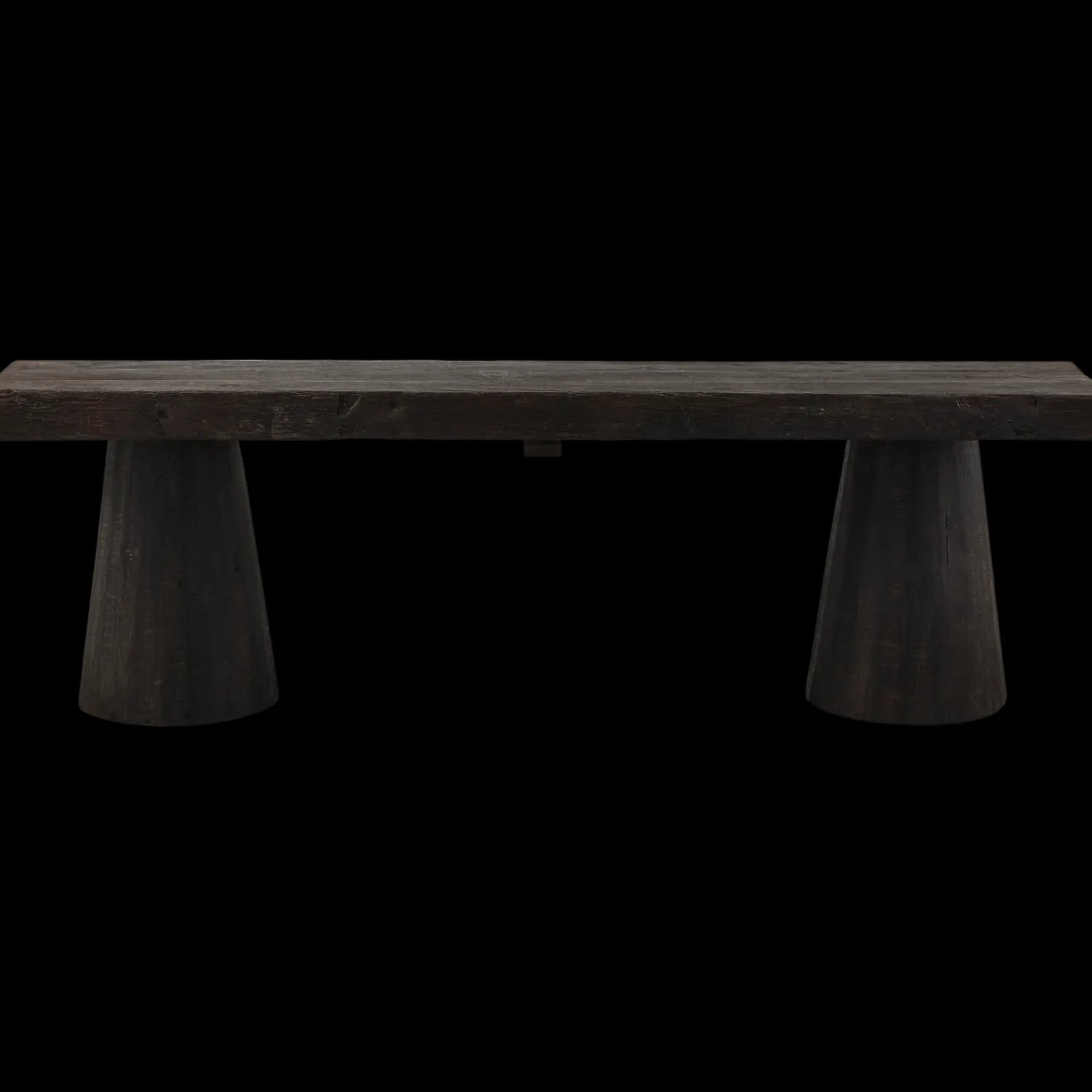 Zitbanken-WOOOD Clyde Bankje Dark Brown