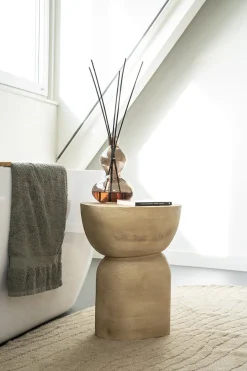Houten Bijzettafels-By Boo Cobble Bijzettafel Natural