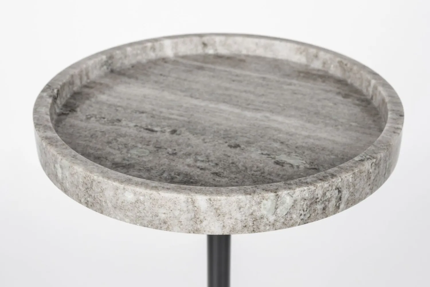 Marmeren Bijzettafels-Zuiver Cocktail Bijzettafel Grijs