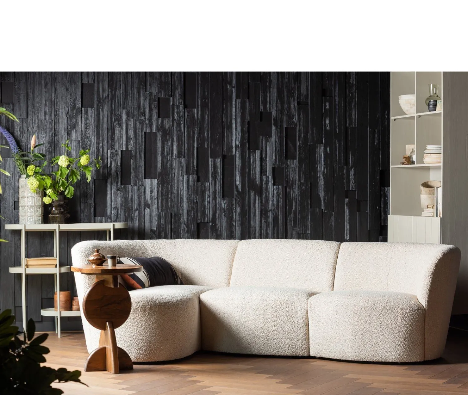 Elementenbanken-WOOOD Coco Elementenbank Creme