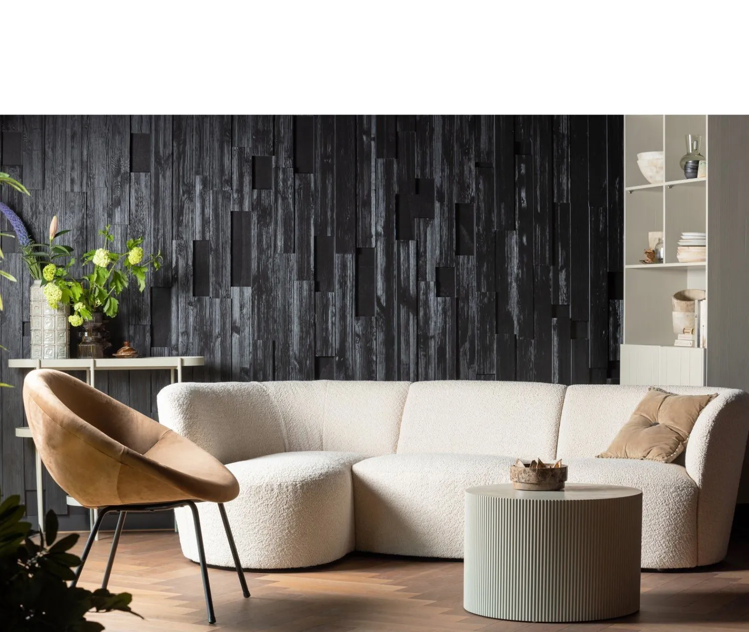 Elementenbanken-WOOOD Coco Elementenbank Creme