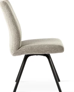 Draaibare Eetkamerstoelen|Eetkamerstoelen Zonder Armleuning-Feelings Wonen Cody Draaibaar Eetkamerstoel Clay