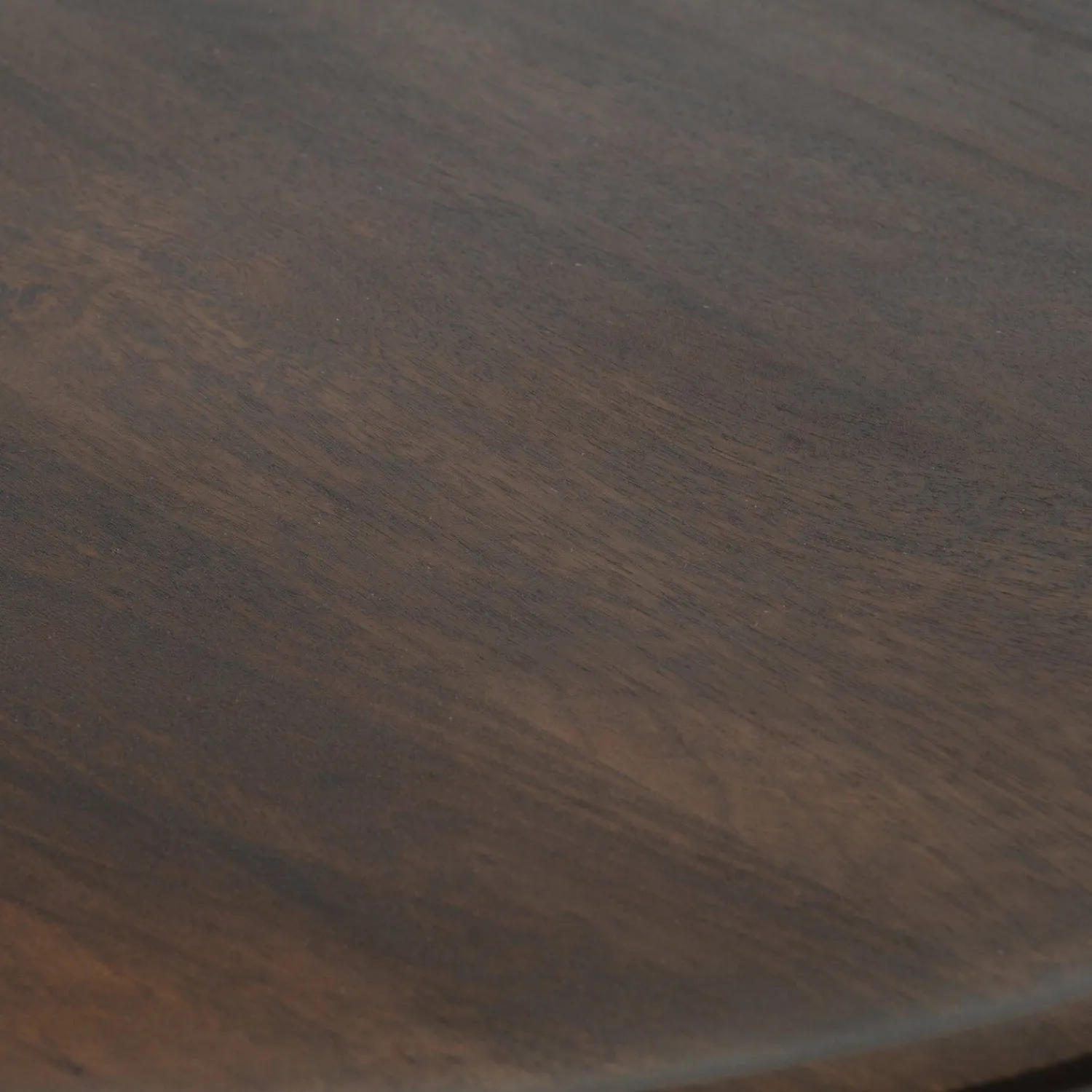 Houten Bijzettafels|Ronde Bijzettafels-vtwonen Coffee A Gogo Bijzettafel Walnut