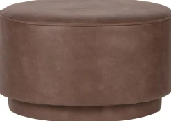 Poefjes & Krukjes|Hockers-vtwonen Coffee Poef Warm Brown