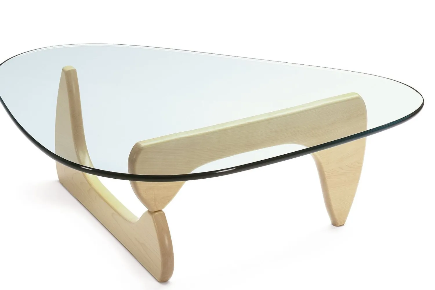 Design Salontafels|Houten Salontafels-Vitra Coffee Table Salontafel Transparant, Naturel