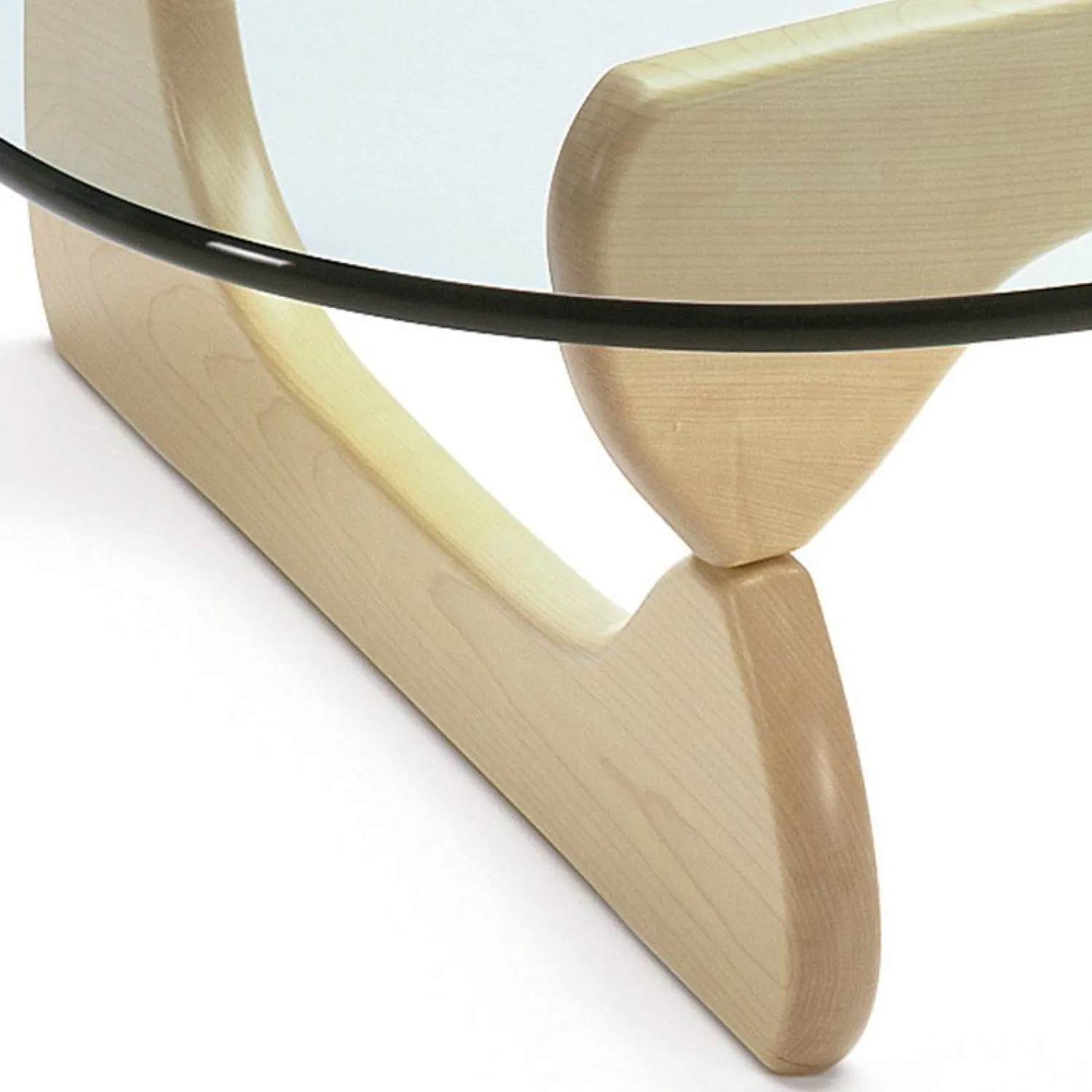 Design Salontafels|Houten Salontafels-Vitra Coffee Table Salontafel Transparant, Naturel