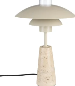Tafellampen|Tafellampen-Zuiver Cole Tafellamp Beige