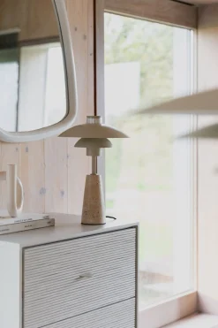 Tafellampen|Tafellampen-Zuiver Cole Tafellamp Beige