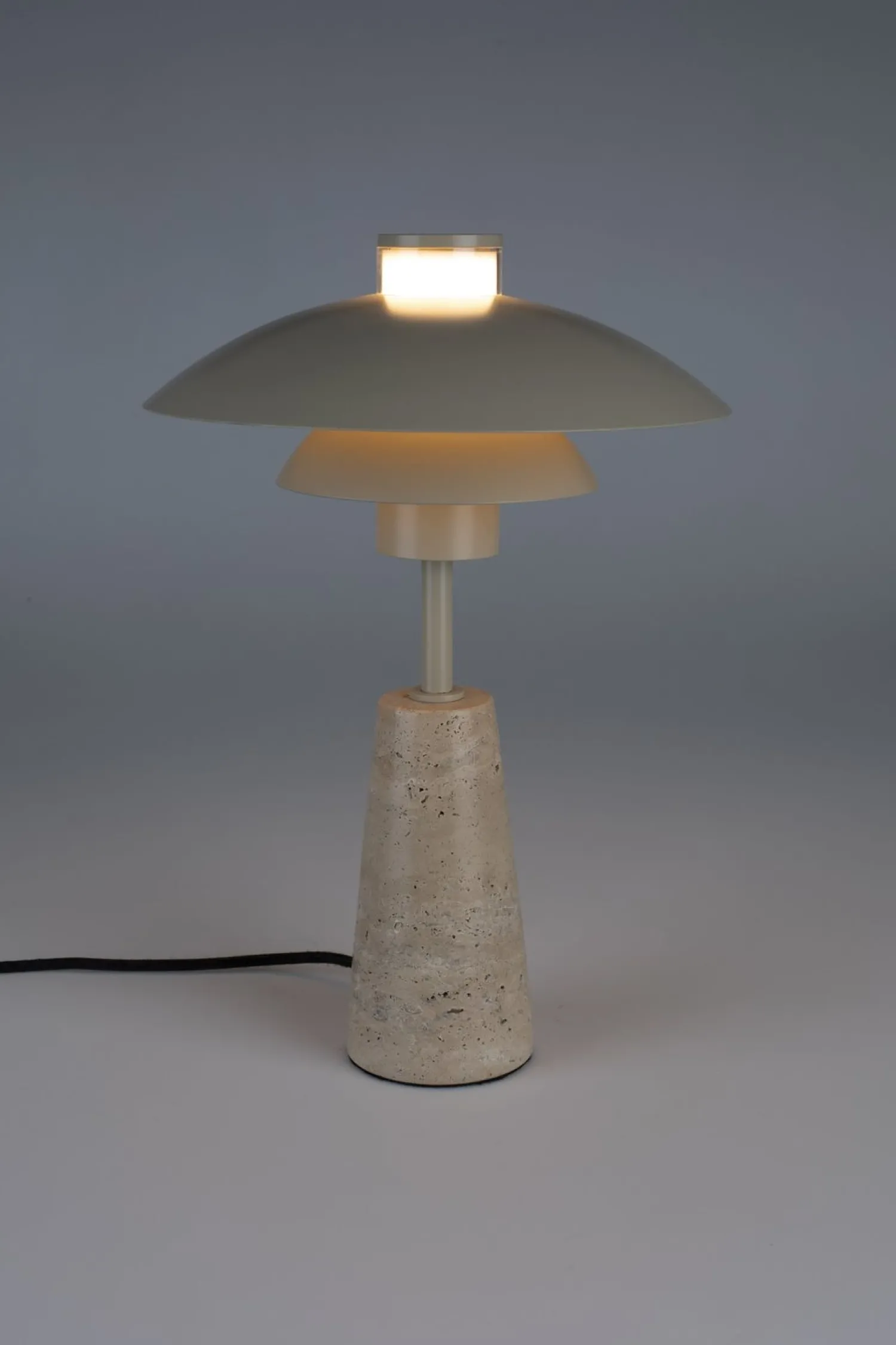 Tafellampen|Tafellampen-Zuiver Cole Tafellamp Beige