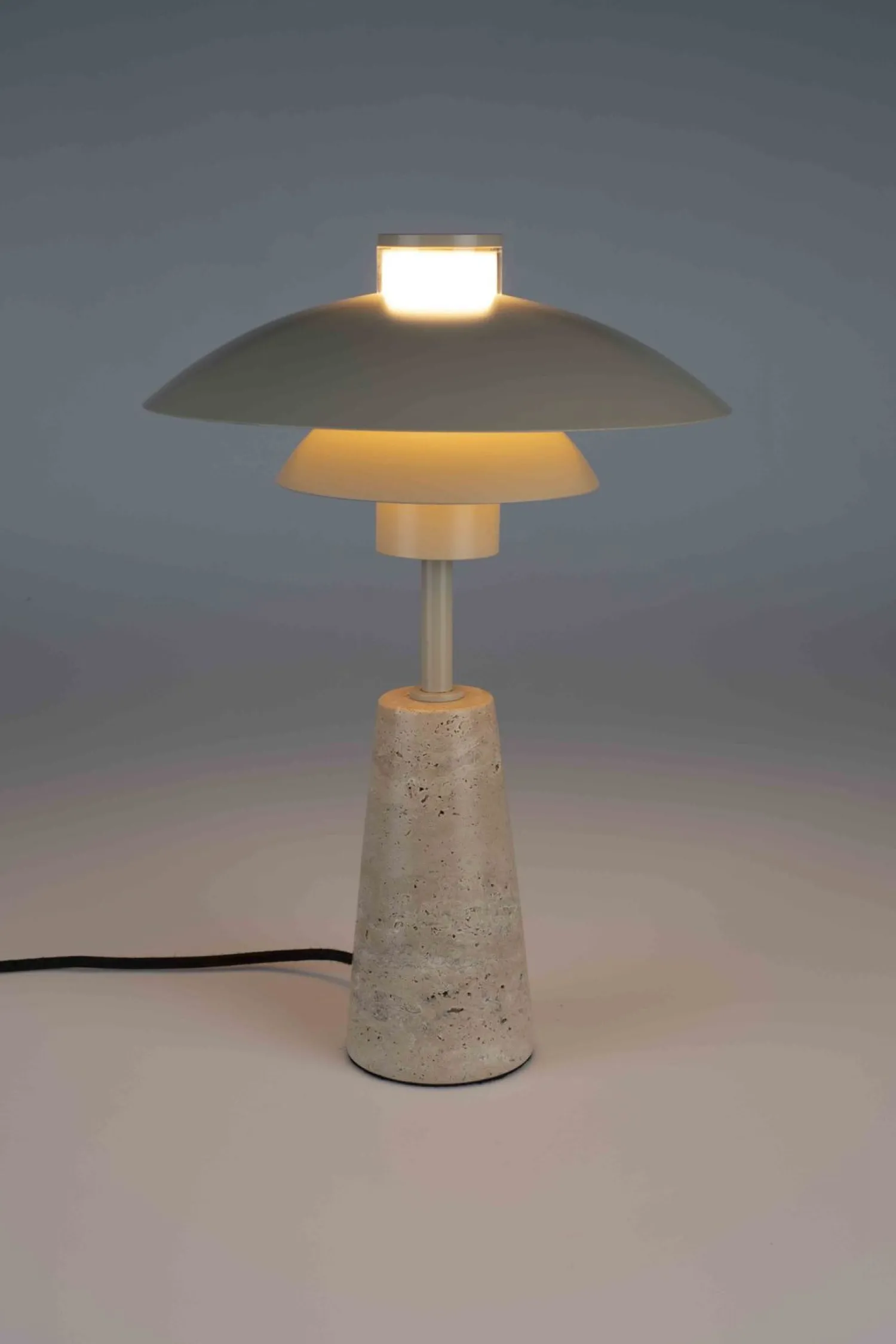 Tafellampen|Tafellampen-Zuiver Cole Tafellamp Beige