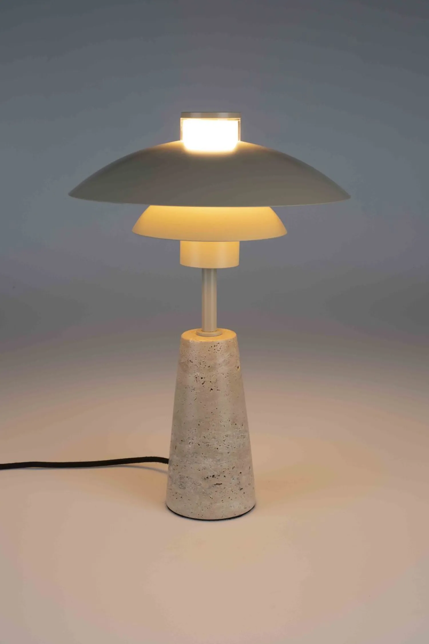 Tafellampen|Tafellampen-Zuiver Cole Tafellamp Beige