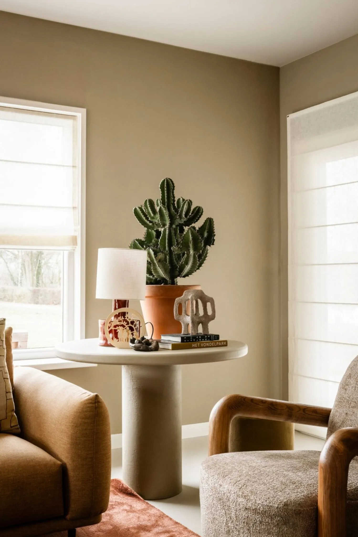 Ronde Eettafels-Eijerkamp Collectie Colore Eettafel Oyster Crush