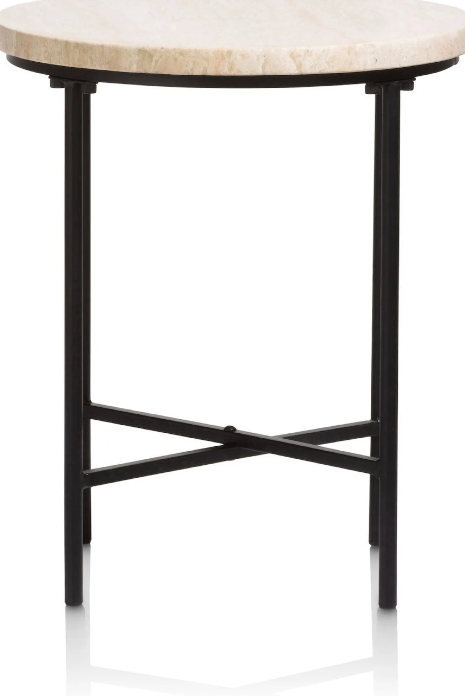 Ronde Bijzettafels-COCO maison Colton Bijzettafel Beige