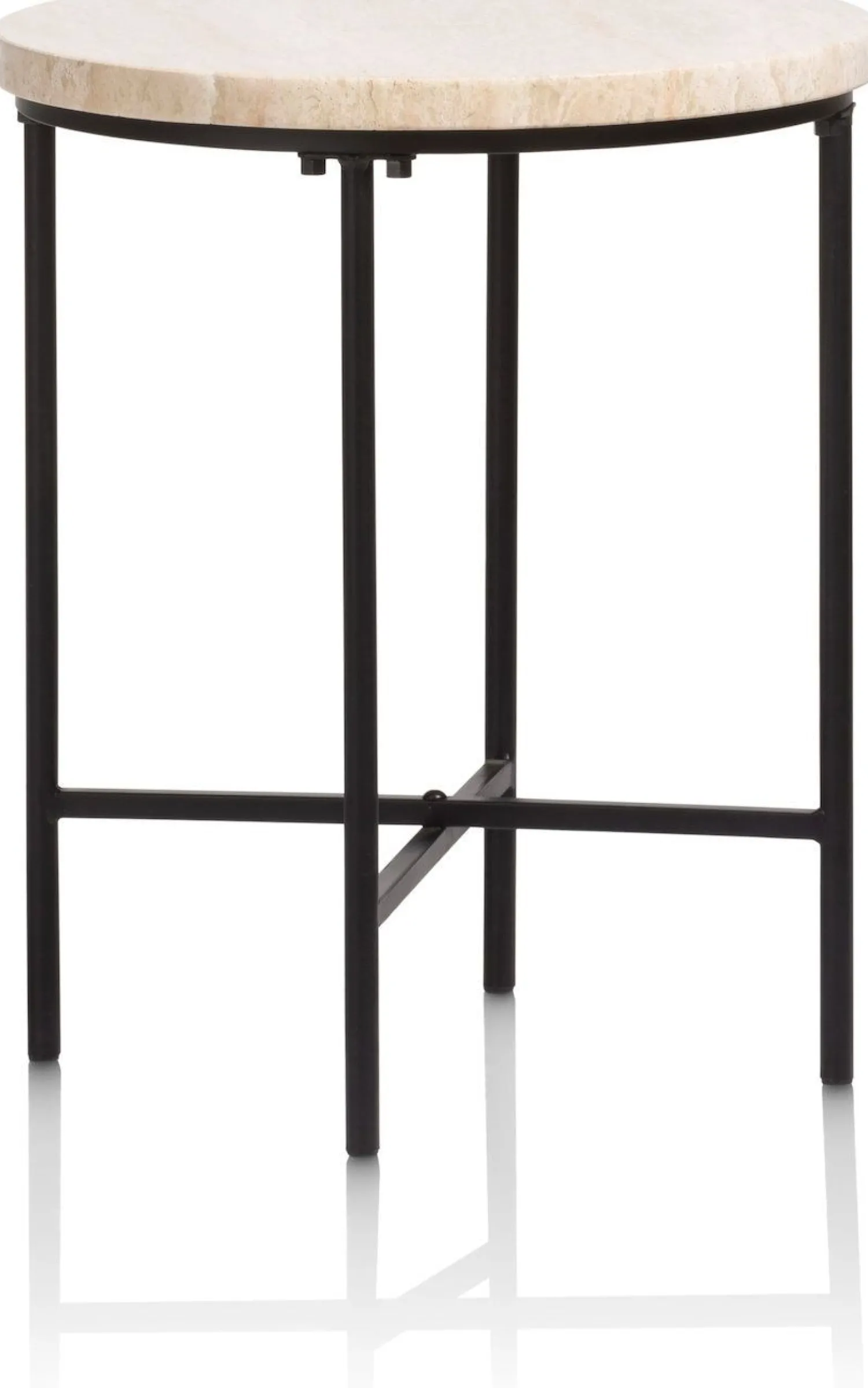 Ronde Bijzettafels-COCO maison Colton Bijzettafel Beige
