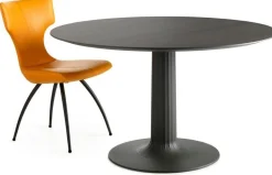 Ronde Eettafels-Leolux Columna Eettafel Zwart