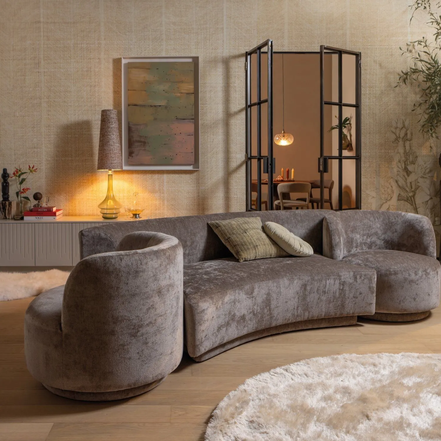 Elementenbanken-WOOOD Combi-Popular Elementenbank Taupe