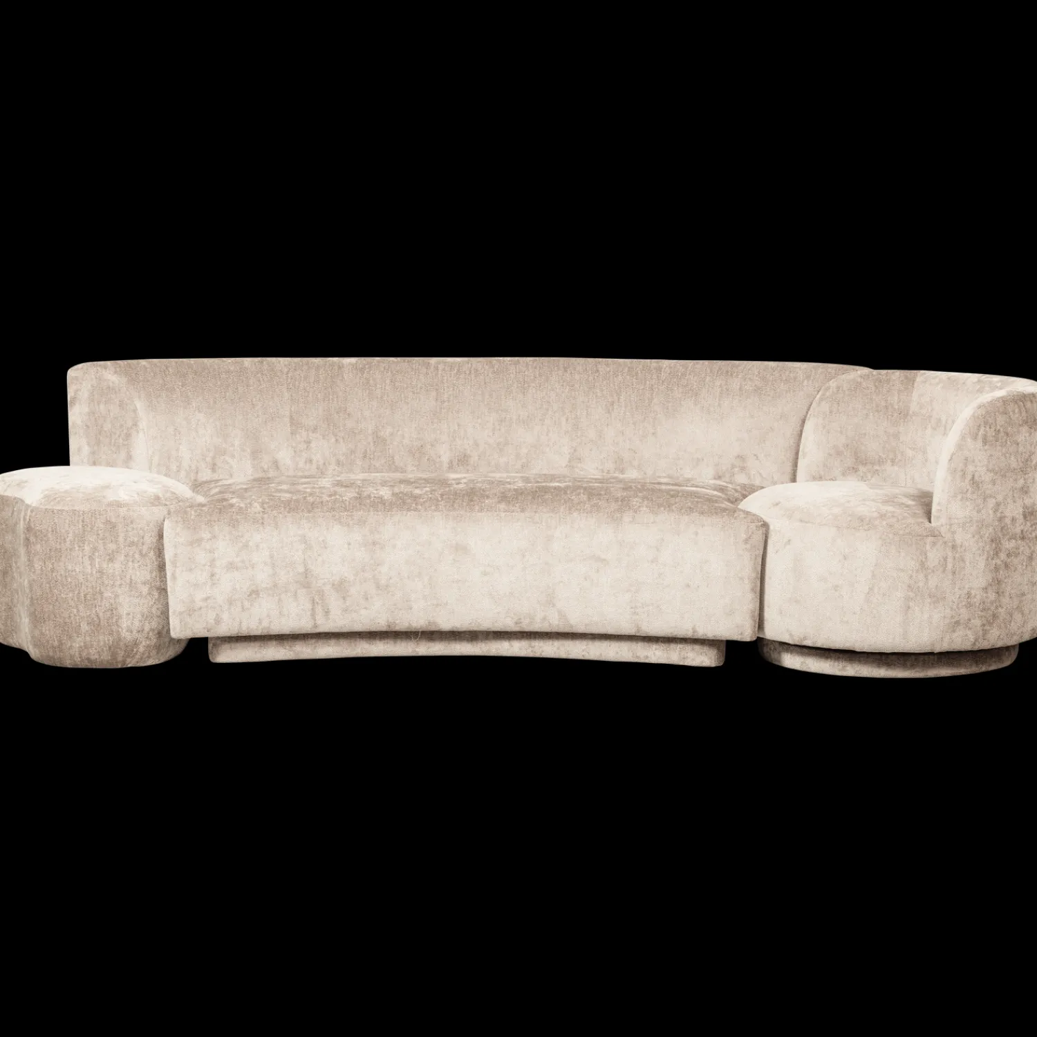 Elementenbanken-WOOOD Combi-Popular Fauteuil + Poef Elementenbank Natural