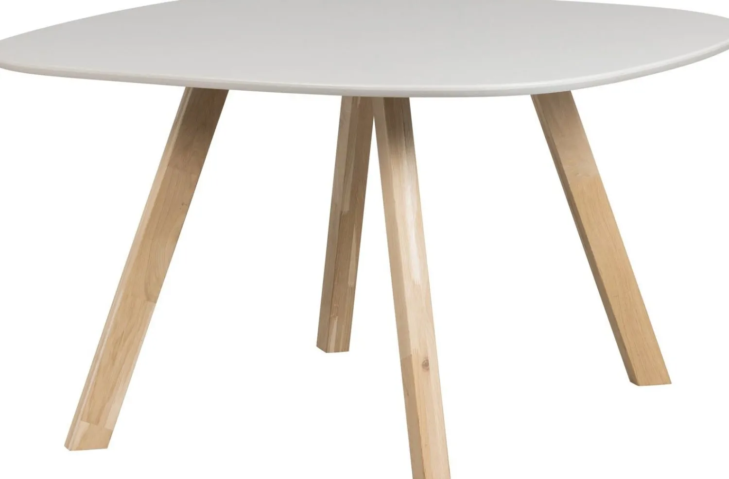 Houten Eettafels|Organische Eettafels-WOOOD Combi-tablo Eettafel Mist
