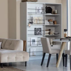 Houten Eettafels|Organische Eettafels-WOOOD Combi-tablo Eettafel Mist