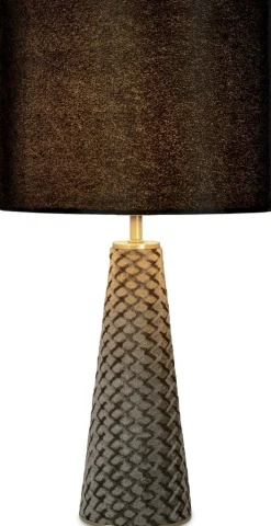 Tafellampen|Tafellampen-Lucide Cone Tafellamp Grijs, Zwart