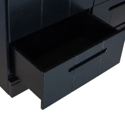 Opbergkasten|Opbergkasten-WOOOD Connect 3-deurs Opbergkast Black