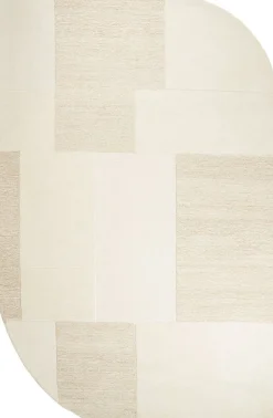 Vloerkleden|Organische Vloerkleden-By Boo Contour Vloerkleed Off White