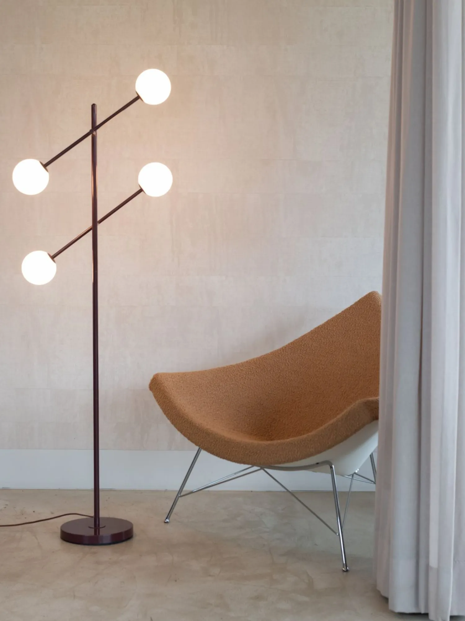 Vloerlampen|Vloerlampen-It's about RoMi Copenhagen Vloerlamp Burgundy