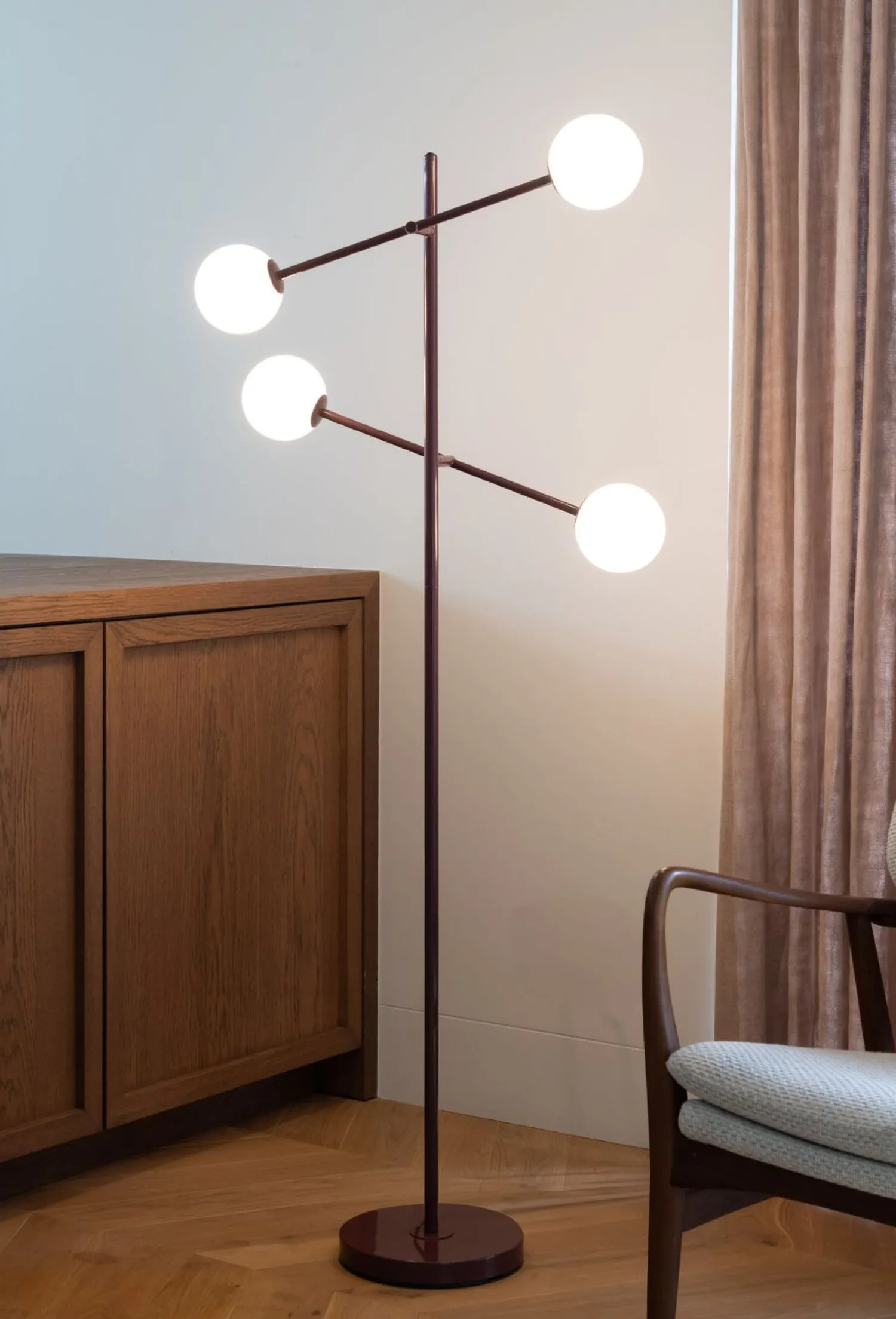 Vloerlampen|Vloerlampen-It's about RoMi Copenhagen Vloerlamp Burgundy
