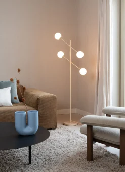 Moderne Vloerlampen|Vloerlampen-It's about RoMi Copenhagen Vloerlamp Beige