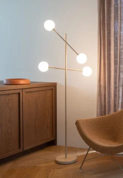 Moderne Vloerlampen|Vloerlampen-It's about RoMi Copenhagen Vloerlamp Beige