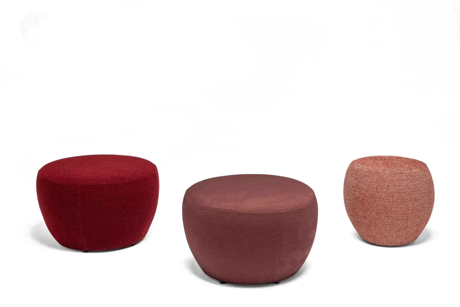 Hockers|Poefs-Havee Coral Hocker Bordeaux