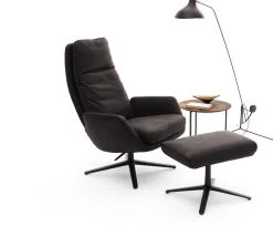 Design Fauteuils-COR dia Lounge Draaifauteuil Grijs