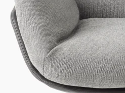 Design Fauteuils-COR dia Lounge Draaifauteuil Grijs