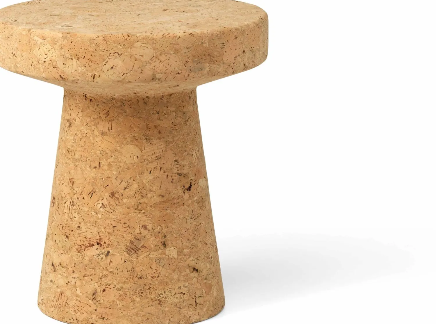 Ronde Bijzettafels-Vitra Cork C Bijzettafel Naturel