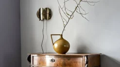 Wandlampen|Wandlampen-Dutchbone Corridor Wandlamp Antique Brass