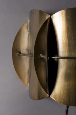 Wandlampen|Wandlampen-Dutchbone Corridor Wandlamp Antique Brass