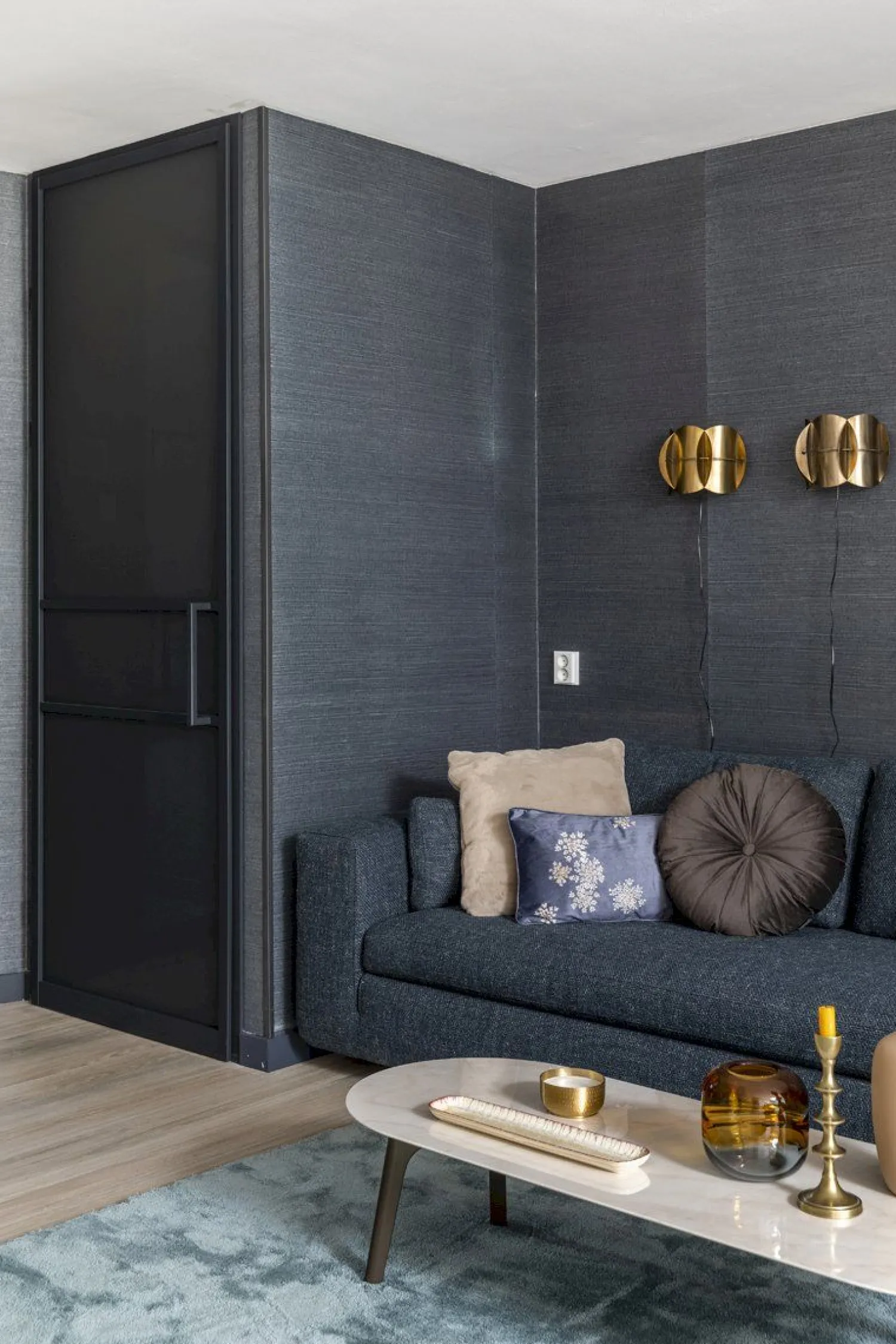 Wandlampen|Wandlampen-Dutchbone Corridor Wandlamp Antique Brass