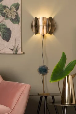 Wandlampen|Wandlampen-Dutchbone Corridor Wandlamp Antique Brass