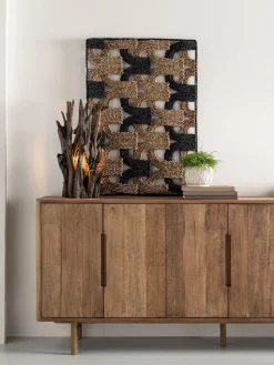 Wanddecoraties|Vloerkleden-MUST Living Corsica Wanddecoratie Naturel
