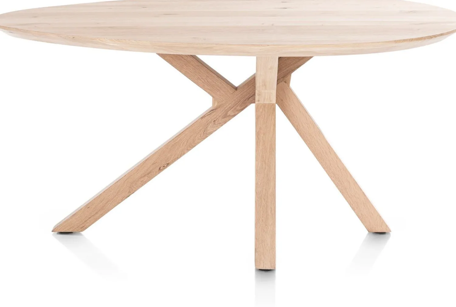 Houten Eettafels|Organische Eettafels-XOOON Cosenza Eettafel Natural
