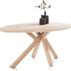 Houten Eettafels|Organische Eettafels-XOOON Cosenza Eettafel Natural