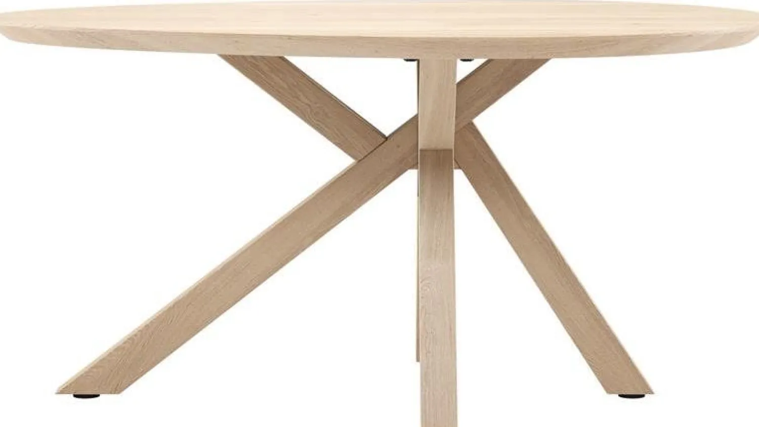 Houten Eettafels|Organische Eettafels-XOOON Cosenza Eettafel Natural