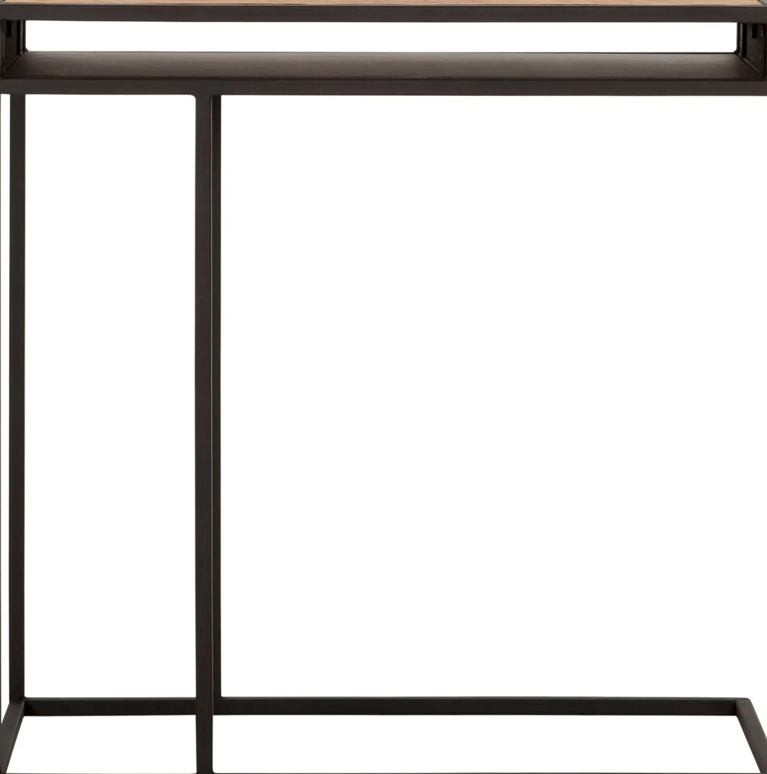 Houten Bijzettafels|Industriële Bijzettafels-DTP Home Cosmo Bijzettafel Bruin