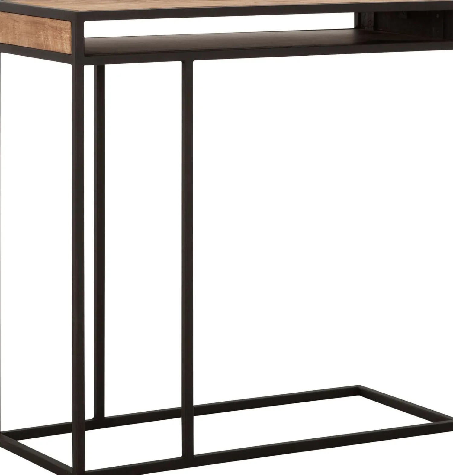 Houten Bijzettafels|Industriële Bijzettafels-DTP Home Cosmo Bijzettafel Bruin