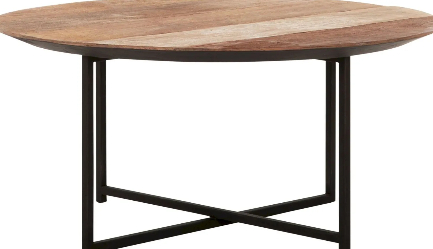 Houten Salontafels|Ronde Salontafels-DTP Home Cosmo Salontafel Bruin