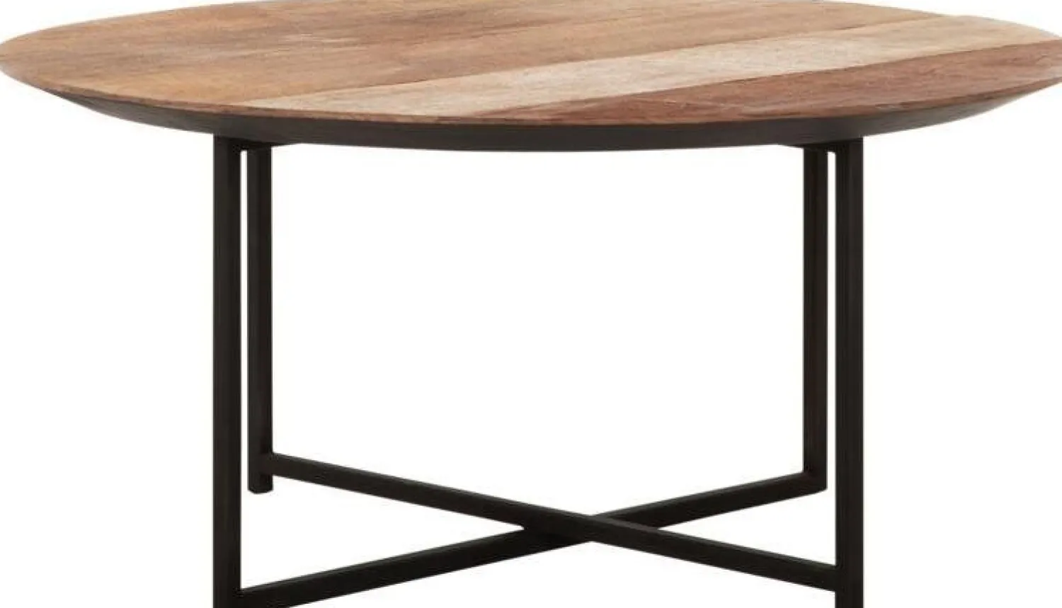 Houten Salontafels|Ronde Salontafels-DTP Home Cosmo Salontafel Bruin