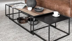 Houten Salontafels|Vierkante Salontafels-DTP Home Cosmo Salontafel Bruin
