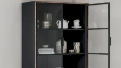 Vitrinekasten-DTP Home Cosmo Vitrinekast Bruin