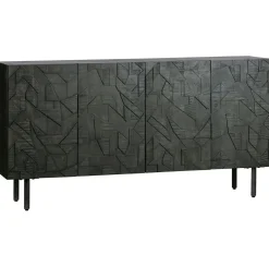 Dressoirs-WOOOD Counter Dressoir Zwart