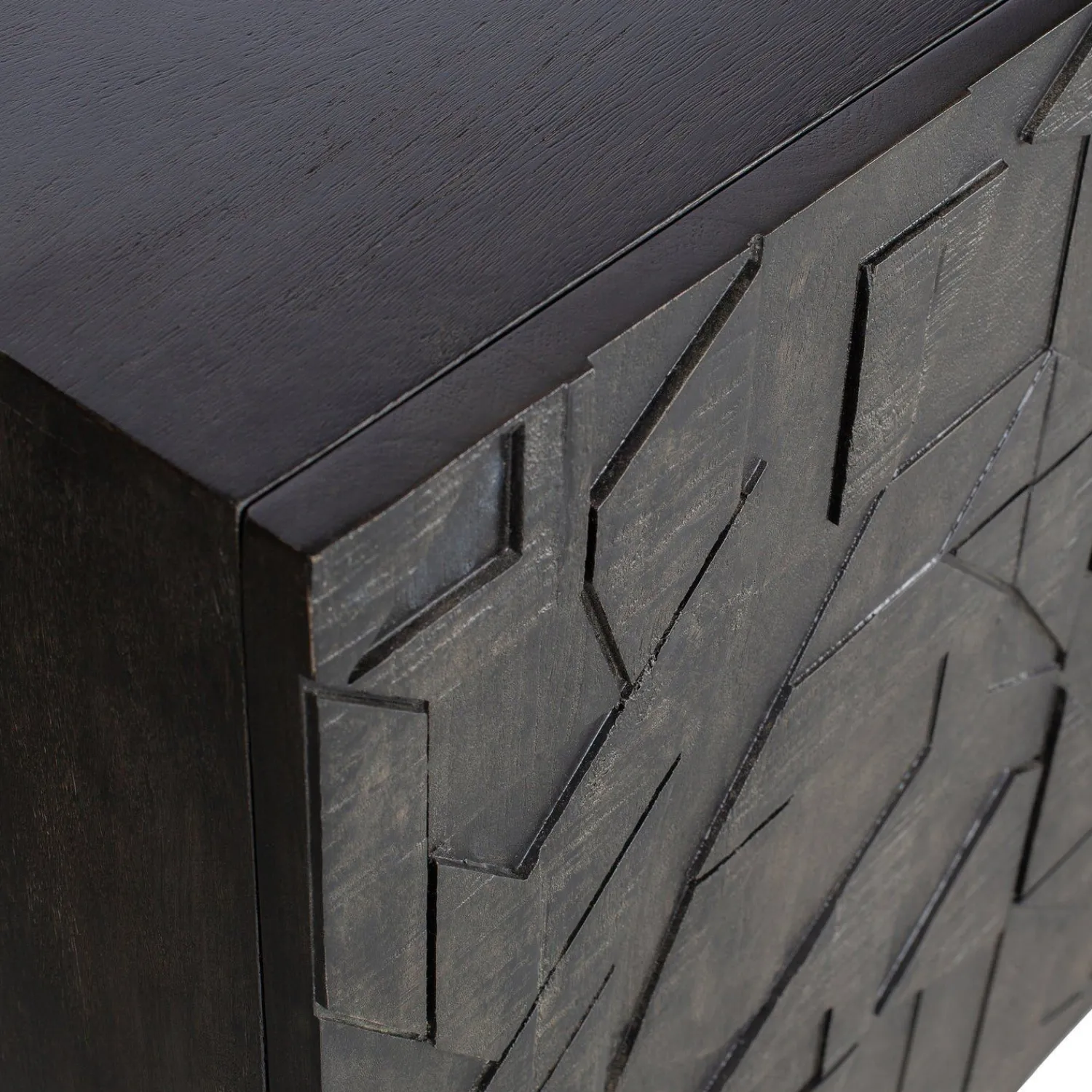 Dressoirs-WOOOD Counter Dressoir Zwart